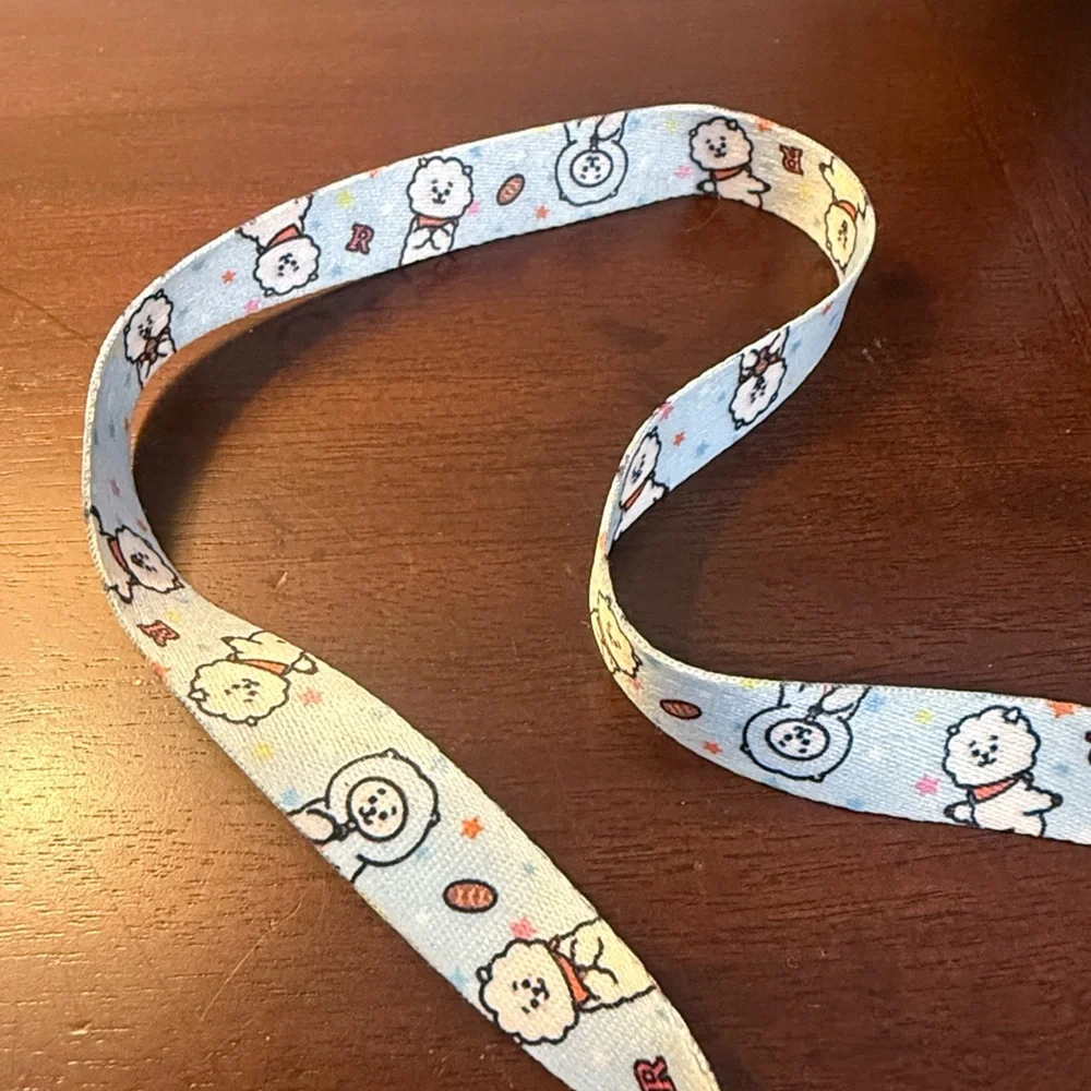Blue Cartoon Character Lanyard